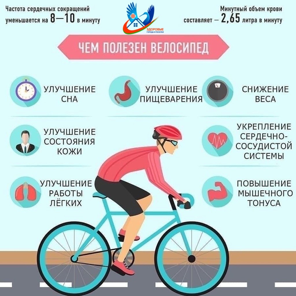 Чем полезно катание на велосипеде